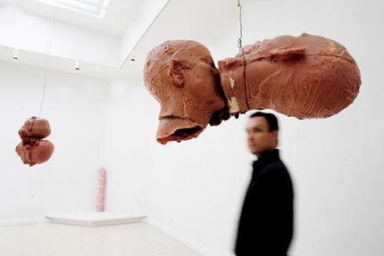 Nauman’s installation in which voices repeat the days of the week like a Gregorian chant. photo©Allesandra Benedetti/Corbis Bruce 